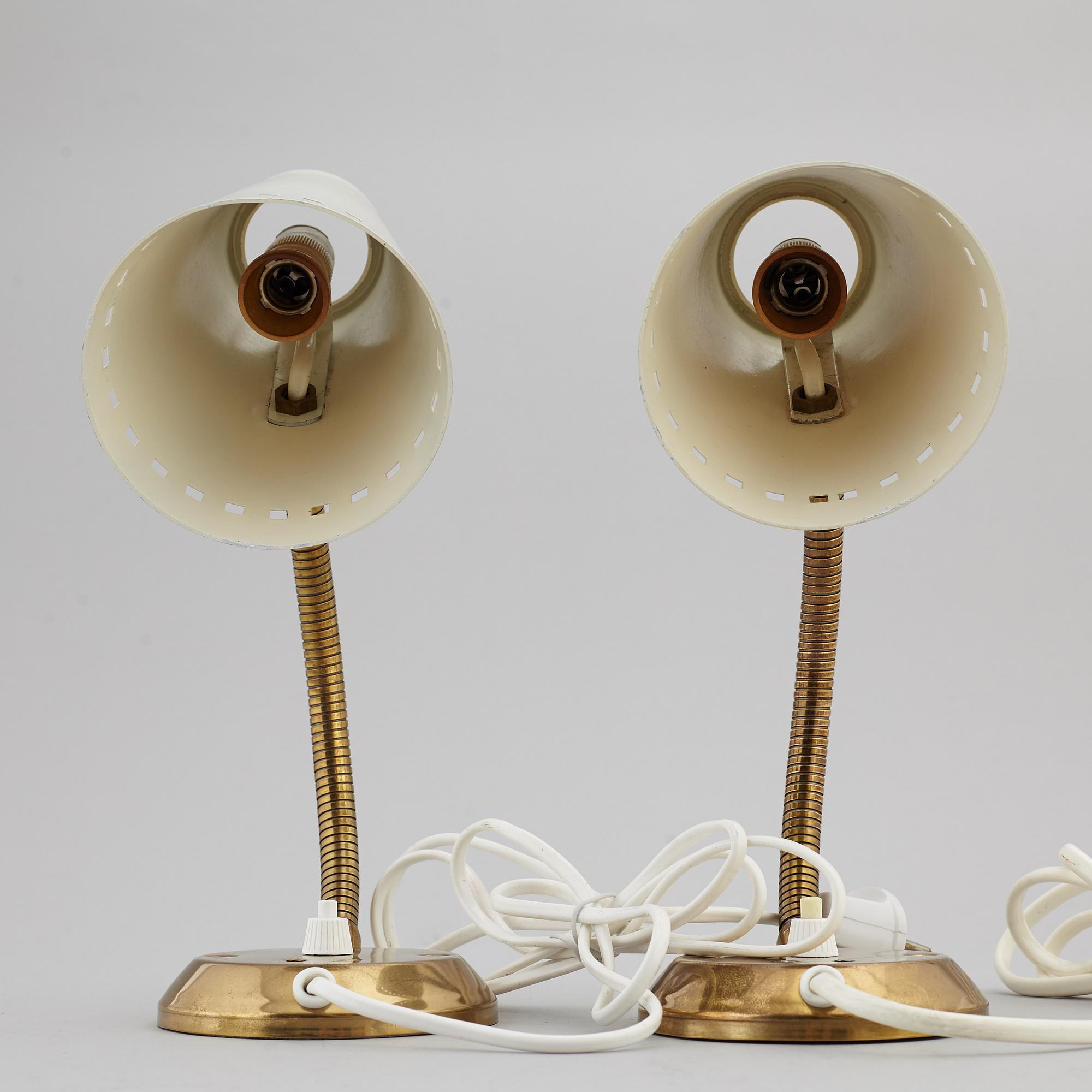 A pair of wall lights from Elidus, Fristad.