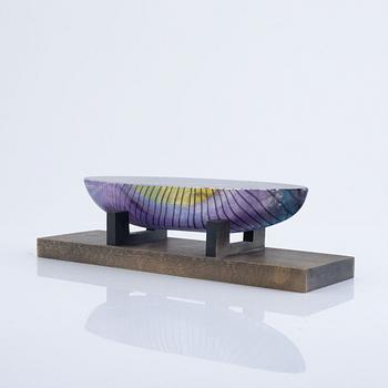 Bertil Vallien, boat, glass, Kosta Boda.