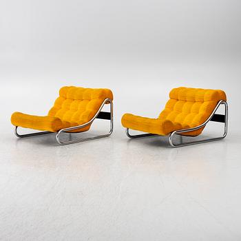 Gillis Lundgren, a pair of “Impala” armchairs, Ikea, 1970s.