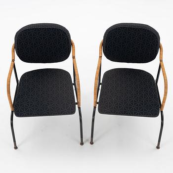 Mats Theselius, a pair of easy chairs, 'The Bamboo King', ed. 171-172/360, Källemo, Sweden, post 2000.