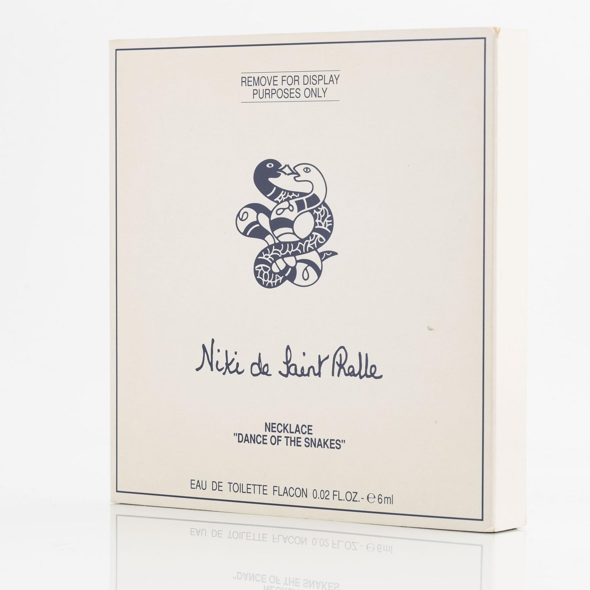 Niki de Saint Phalle pendant in yellow metal with enamel "Dance of the Snakes".