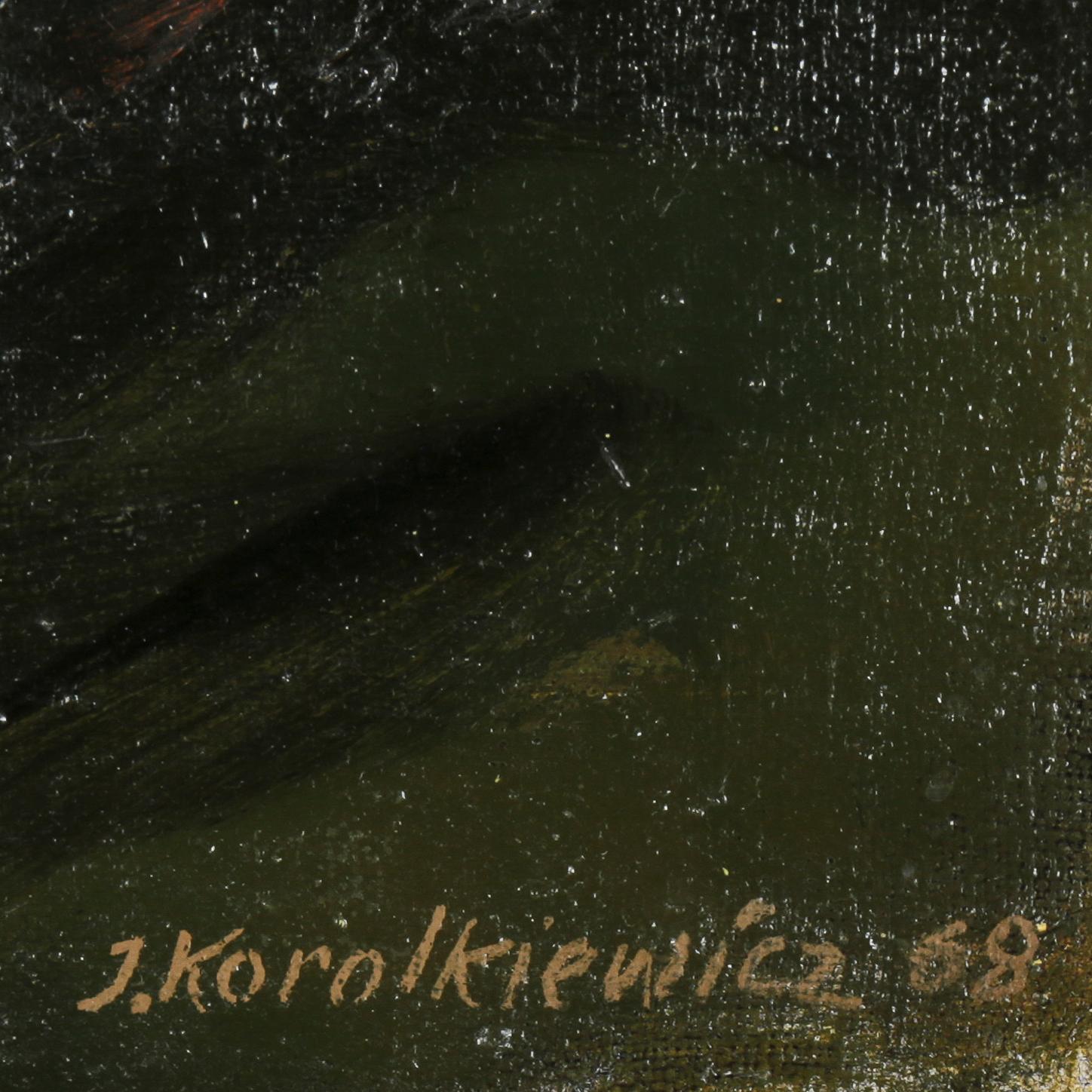 JOZEF KOROLKIEWICZ, olja på duk, signerad och daterad (19)68.