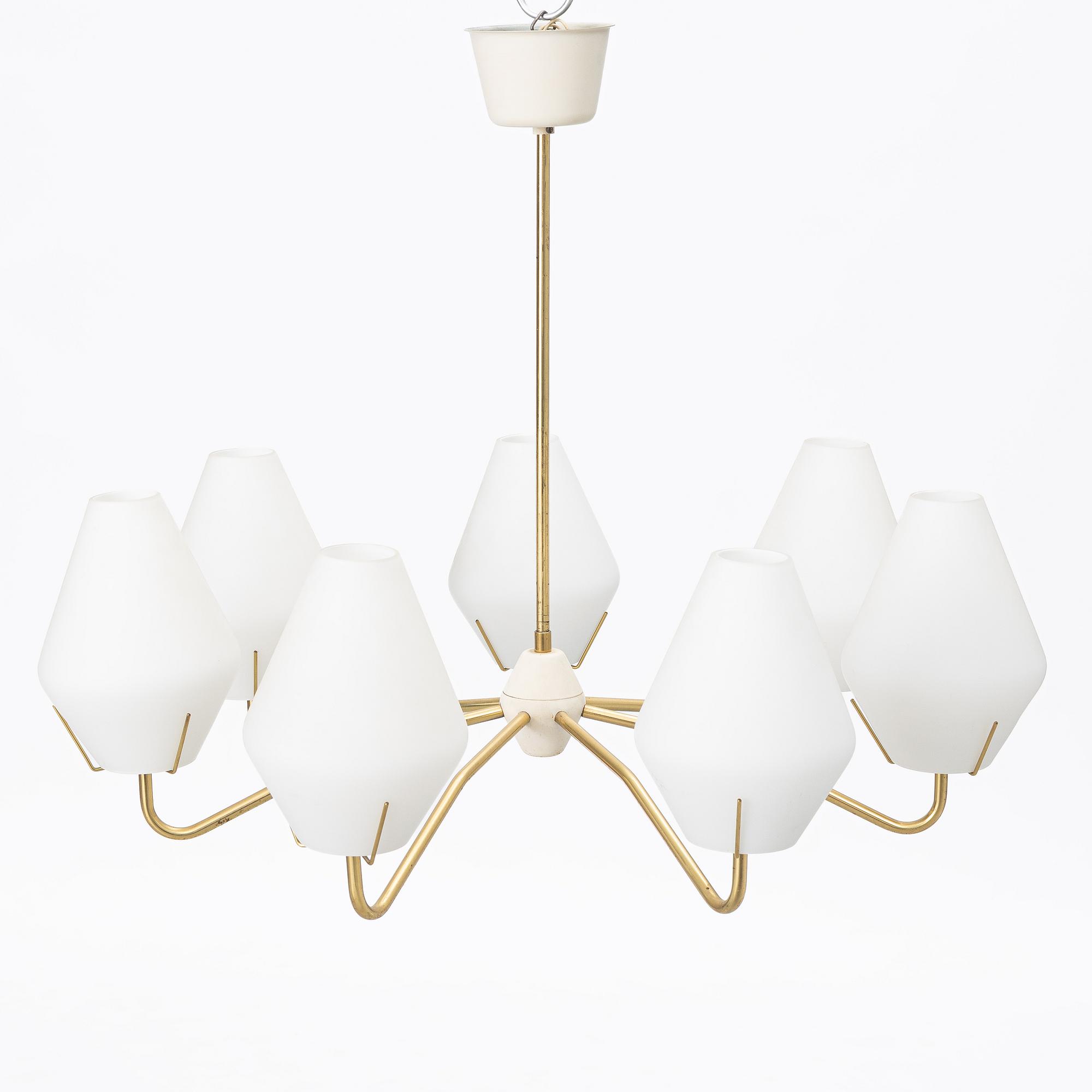 Ceiling lamp, 1950s-60s.