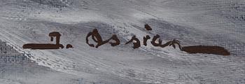 JOHAN OSSIAN-ANDERSSON, olja på duk, sign.