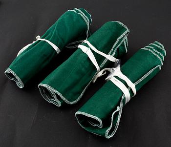 BESTICK, 36 delar, silver, "Gammal fransk", GAB, Eskilstuna, 1900-talets fjärde kvartal.