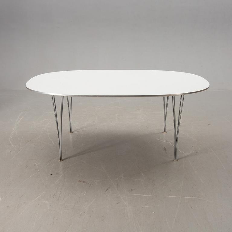 BORD, "Superellips", Piet Hein och Bruno Mathsson, Fritz Hansen, etikettmärkt 1988.