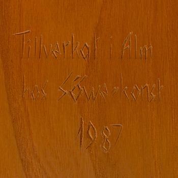 SIGVARD NILSSON, soffbord/bänk, Söwe-konst, Sövestad.