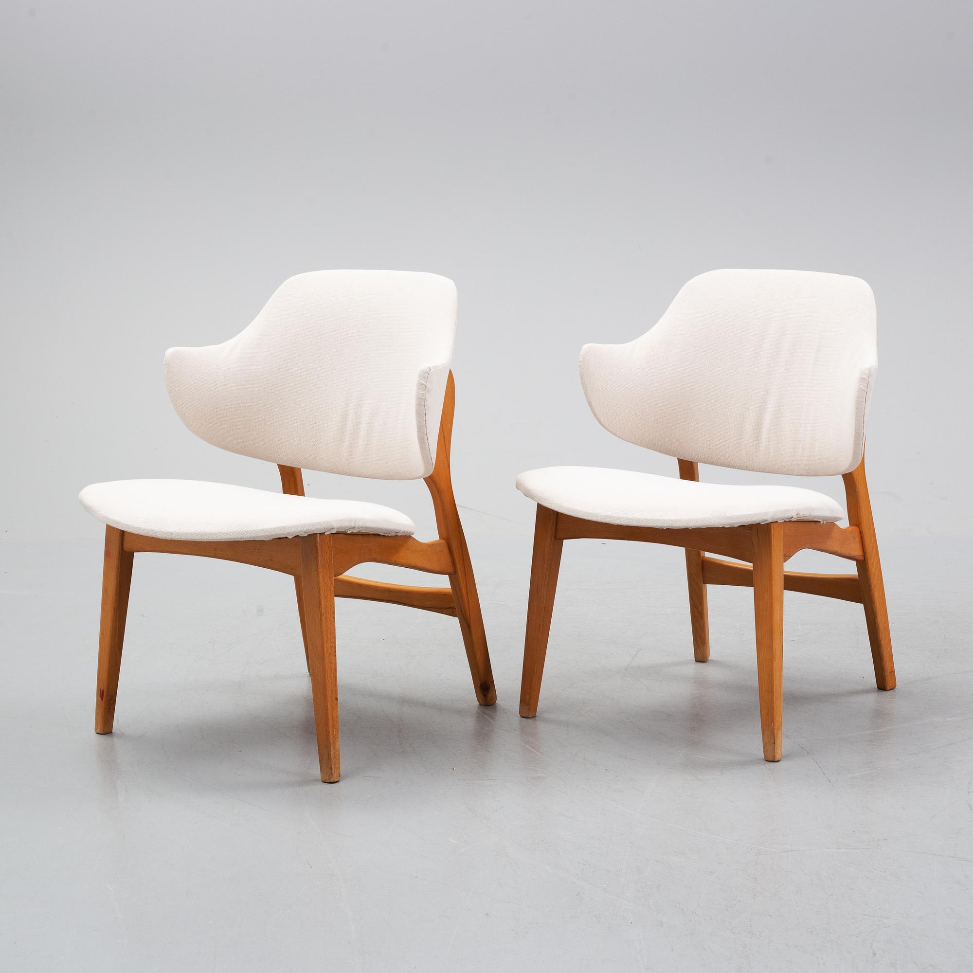 A pair of 'Winni' armchairs from IKEA, 1960's.