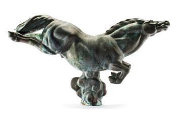 Carl Milles, "Flygande hästen" (=The flying horse).