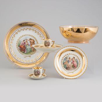 A Royal Copenhagen part service, 20th century (6 pieces).