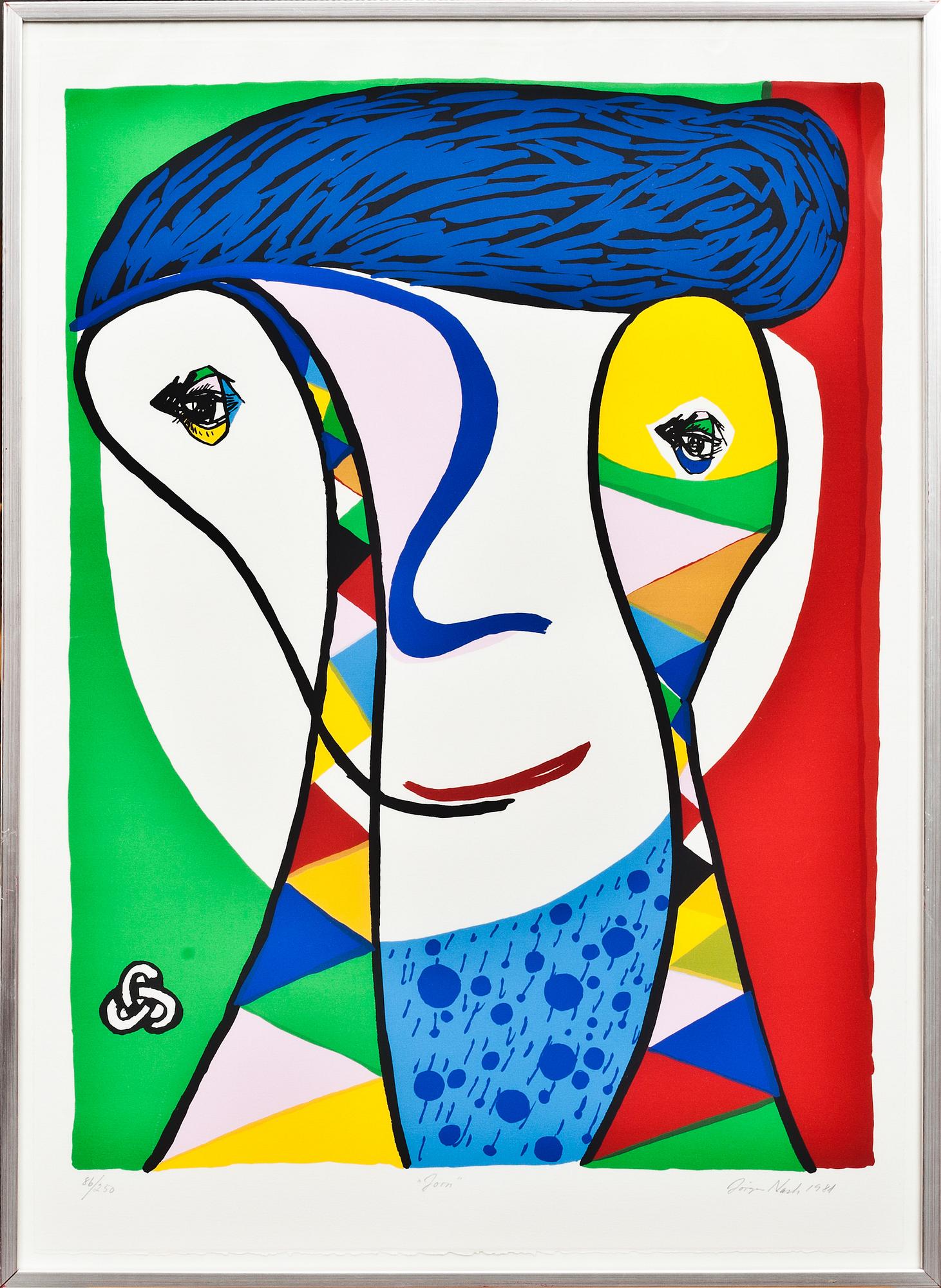 JÖRGEN NASH, 3 st, färglitografier. Signerade och daterade -81 och numrerade. 86/250.