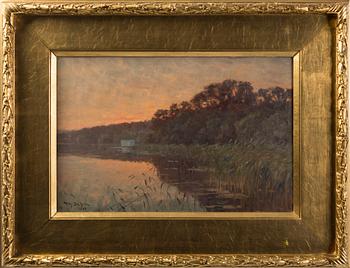 WILHELM BEHM, oil on canvas, signed. and dated 1899.