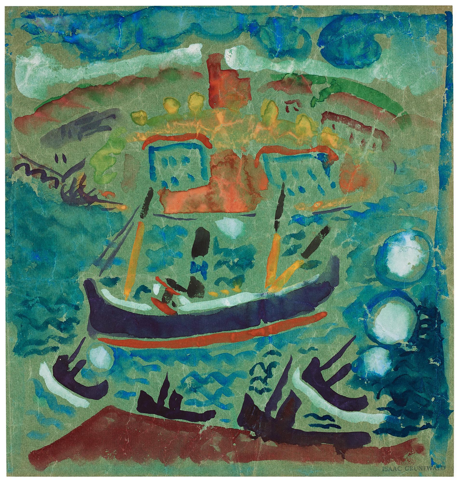 Isaac Grünewald, View over Stockholm.