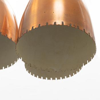 A 1960's/70's copper ceiling lamp.