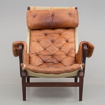 FÅTÖLJ, "Pernilla", Bruno Mathsson, sannolikt Dux, 1970-/-80-tal.