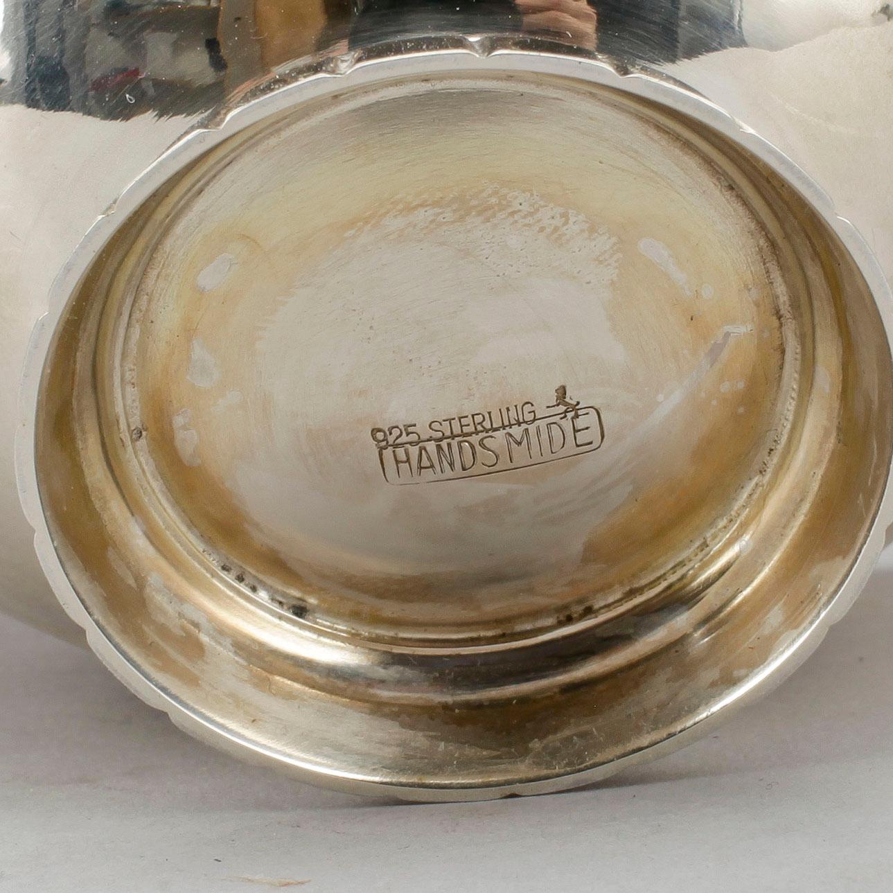 SKÅLAR, 2 st, sterlingsilver, 1900-tal. Vikt ca 240 gram.