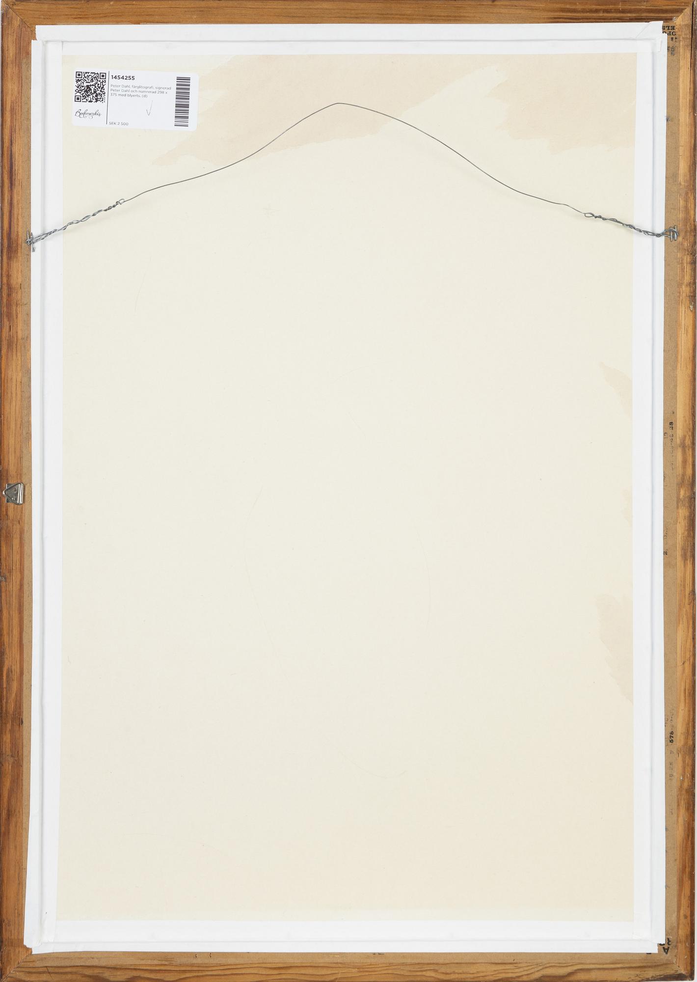 Peter Dahl, lithograph in colours, signed Peter Dahl and numbered 298 x 375 in pencil.