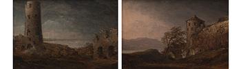 Carl Johan Fahlcrantz, Inscribed, a pair, Landscape motifs.