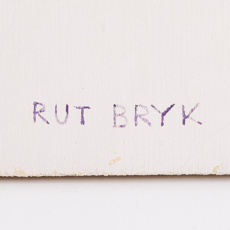 RUT BRYK, relief, "Fönster", signerad Rut Bryk. 1980-tal.