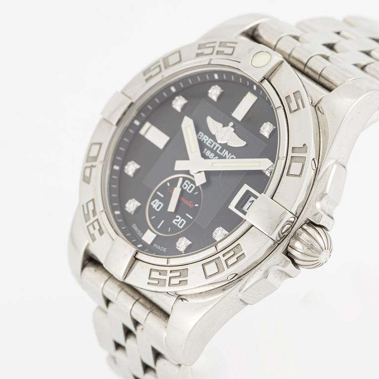 Breitling, Galactic 36, "Diamond Dial", wristwatch, 36 mm.