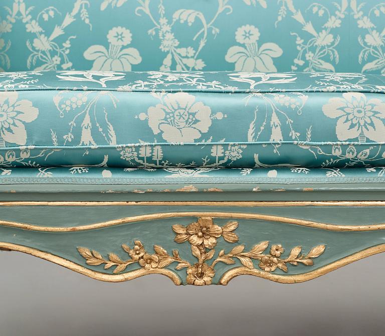 A Swedish Rococo 18th century sofa.