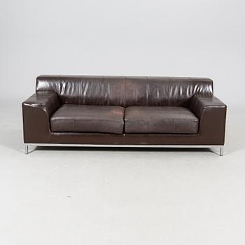 A danish 21st century leather sofa.