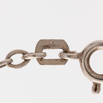 Liisa Vitali, pendant, "Gardenia", silver, Kultakeskus.