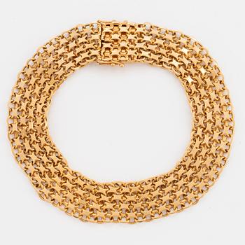 ARMBAND, 18K guld.