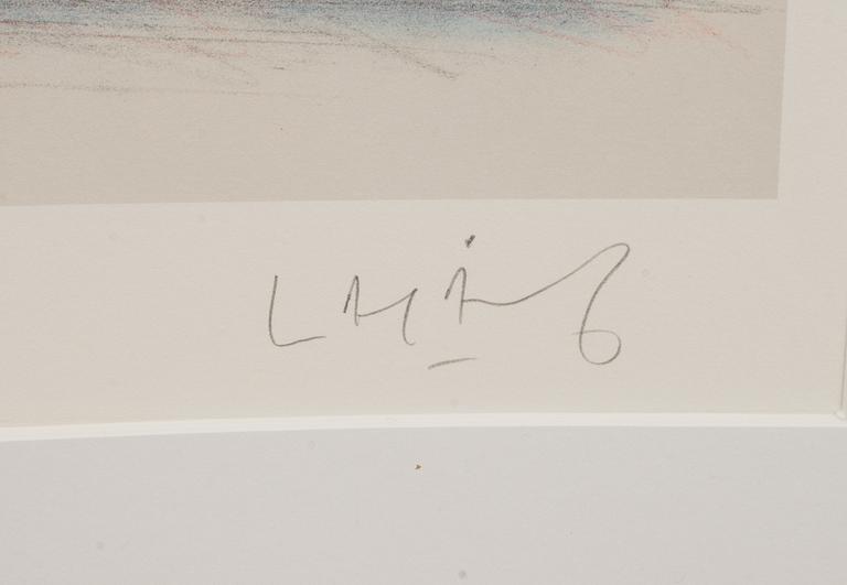 LASSE ÅBERG, färglitografi, signerad och numrerad 212/290.
