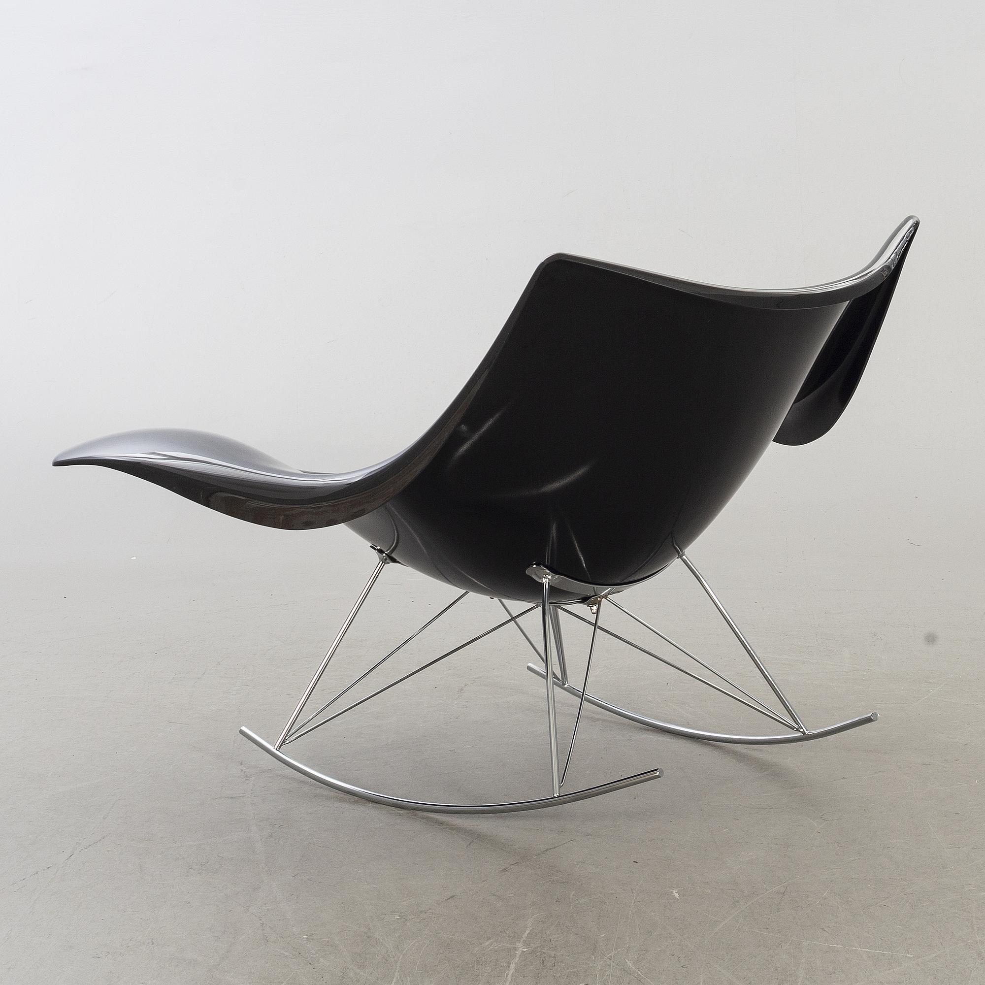 A THOMAS PEDERSEN "Stingray", Fredrica rockingchair. Denmark 21th century.