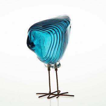 An Alessandro Pianon 'Pulcino' glass bird, Vistosi, Italy 1960's.