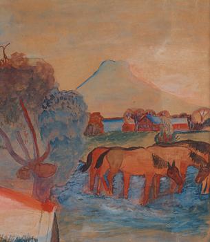 Primus Mortimer Pettersson, Castle by the lake (Thielska Galleriet).