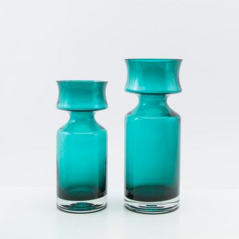 Tamara Aladin, vaser, 4 st, glas, Riihimäen Lasi, 1960/70-tal.