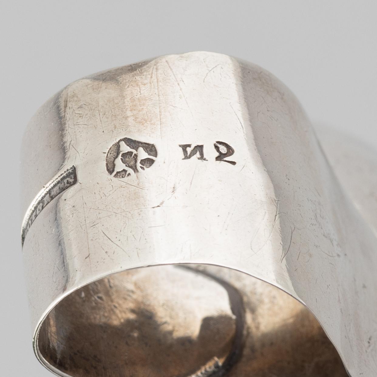 A Swedish silver cup with handle, mark of Erik Löfgren, Umeå 1795.