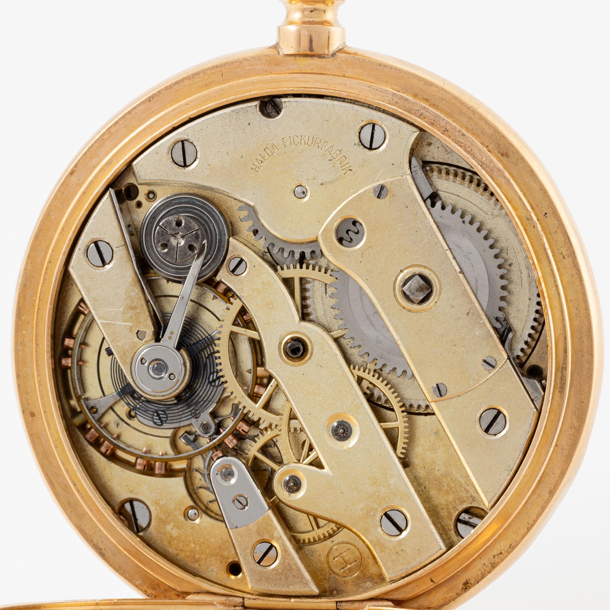 Halda, pocket watch, 50 mm.