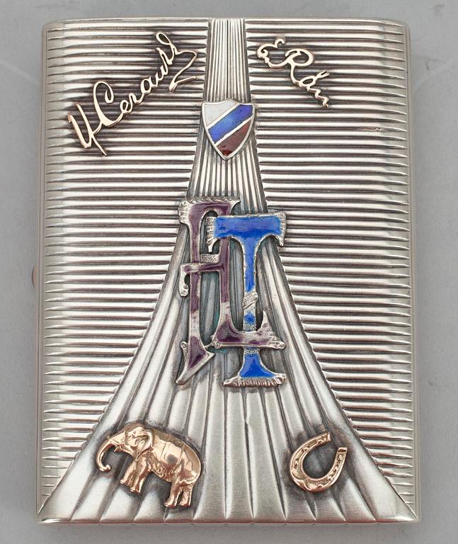 SAVUKEKOTELO, hopeaa, Venäjä, 1900-luvun alku. Paino 191 g.