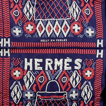 SCARF, "Kelly en Perles African Artist, Hermès, Paris, 2011.