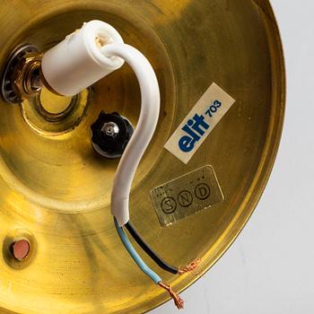 KNUD CHRISTENSEN, a pair of wall lights, Elit 703, 1960s / 70s.