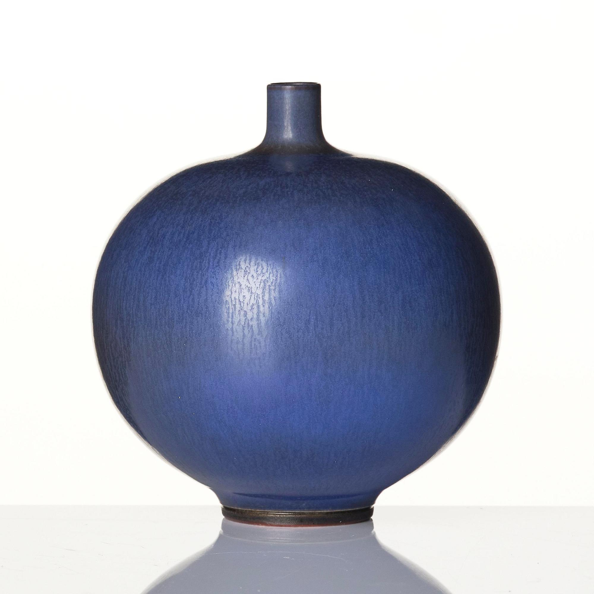 Berndt Friberg, vaser, 3 st, stengods, Gustavsbergs Studio 1956-64.