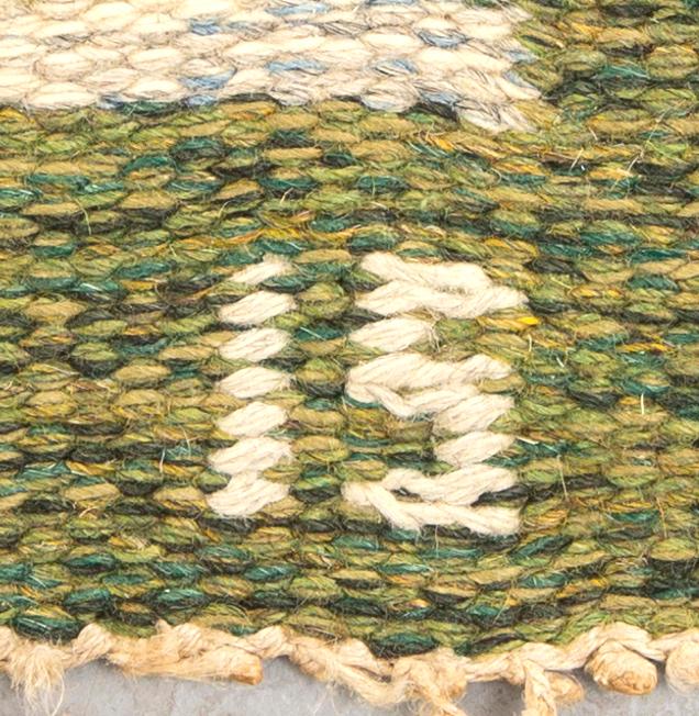 Ingegerd Silow, matta rölakan signerad 154x244 cm.