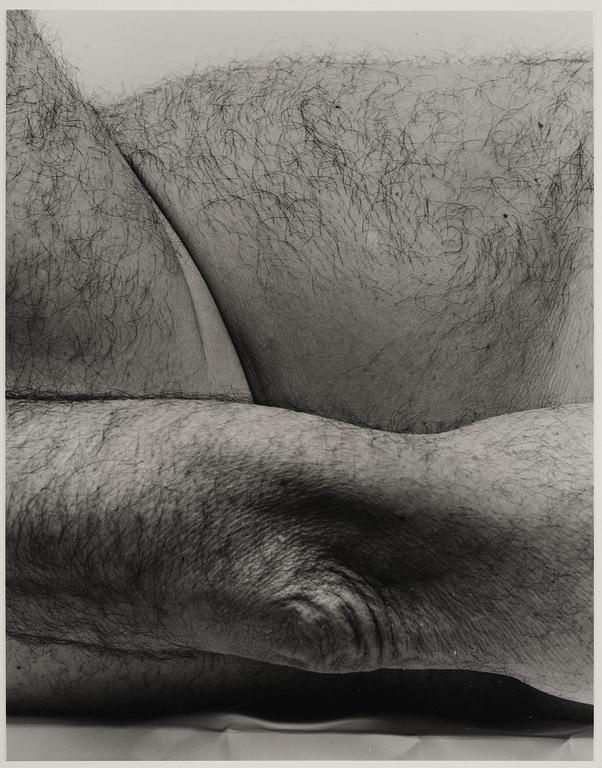 John Coplans, "Lying Figure, four panels", 1990.