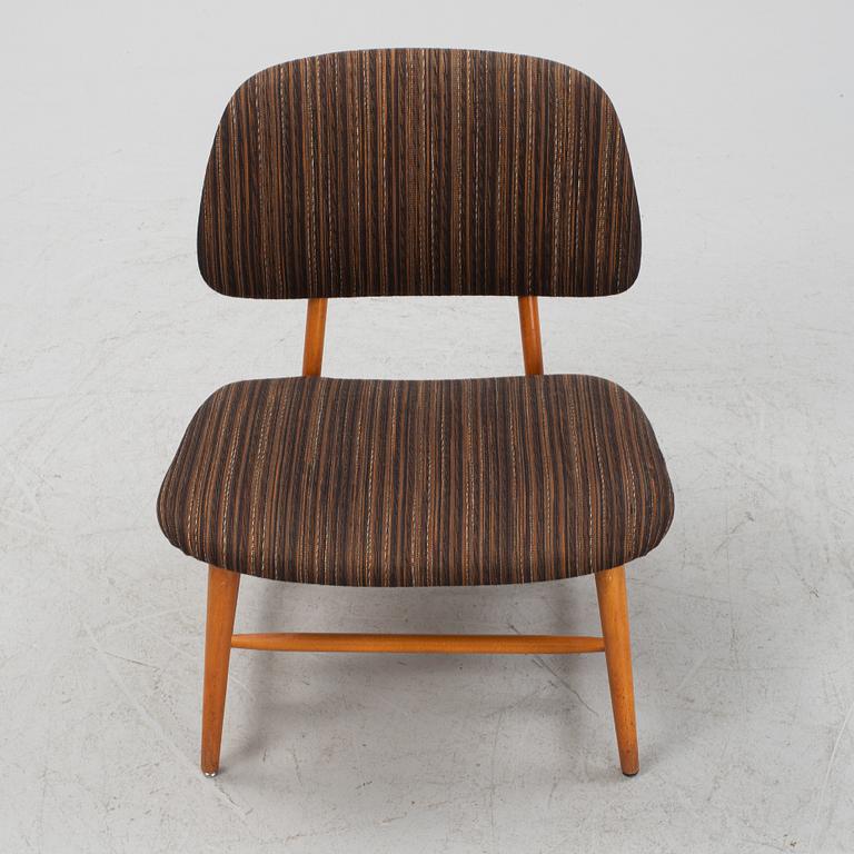 Alf Svensson, fåtölj, "TeVe", Bra Bohag, Studio Ljungs Industrier, 1950-tal.