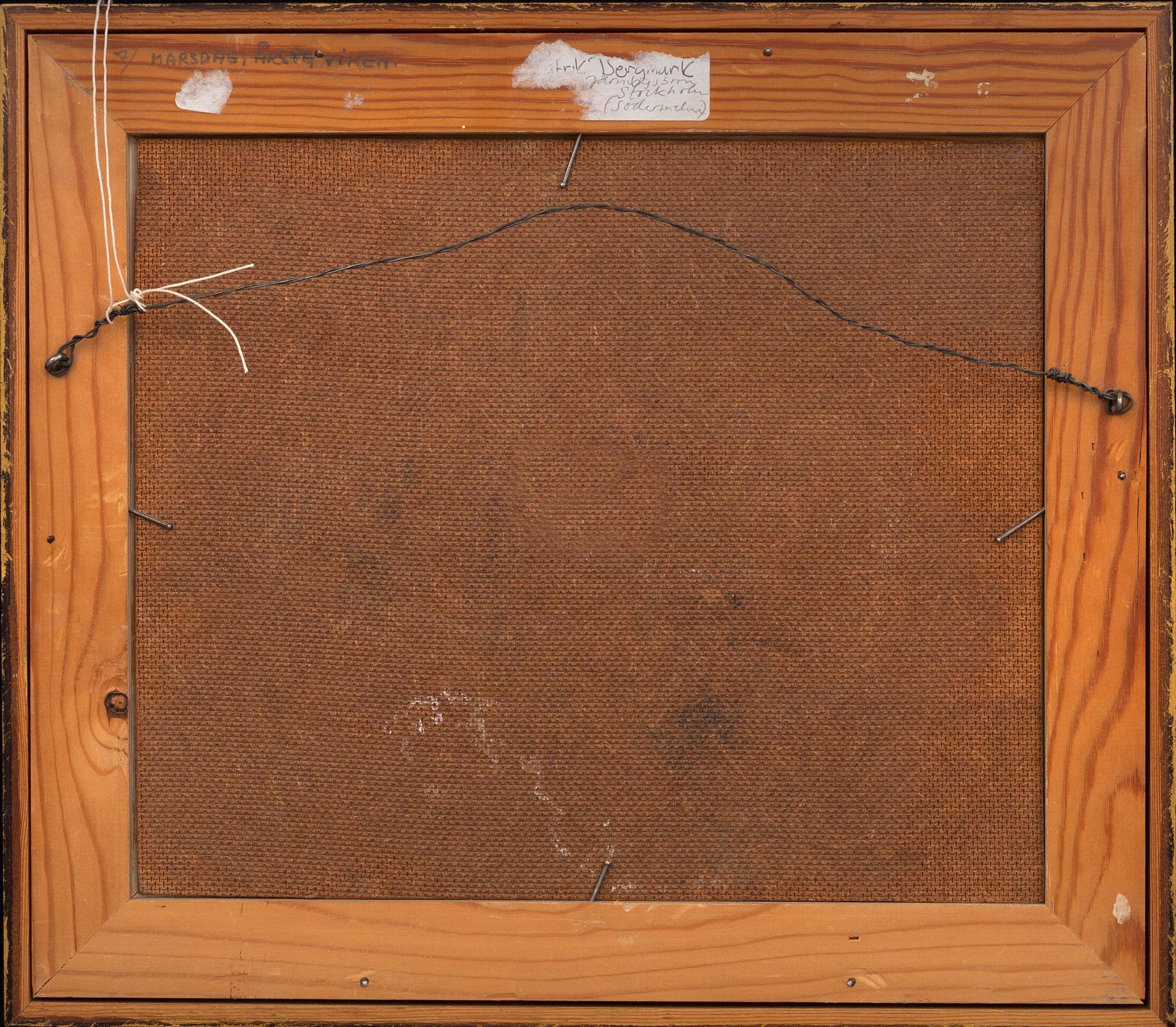 SVEN HELLSTRÖM, olja på duk, signerad och daterad 1968.