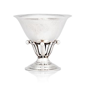 56. Johan Rohde, a sterling silver footed bowl, Georg Jensen, Copenhagen 1933-44, design nr 17A.