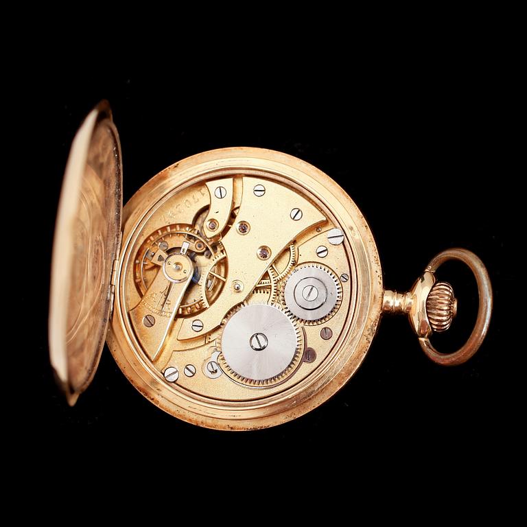 FICKUR, 18 k guld, Savonett, tidigt 1900-tal.
