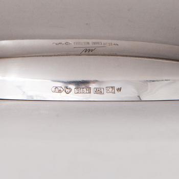 TAPIO WIRKKALA, A SILVER BOWL. Signed TW. Silver 916. Kultakeskus, Hämeenlinna 1963.