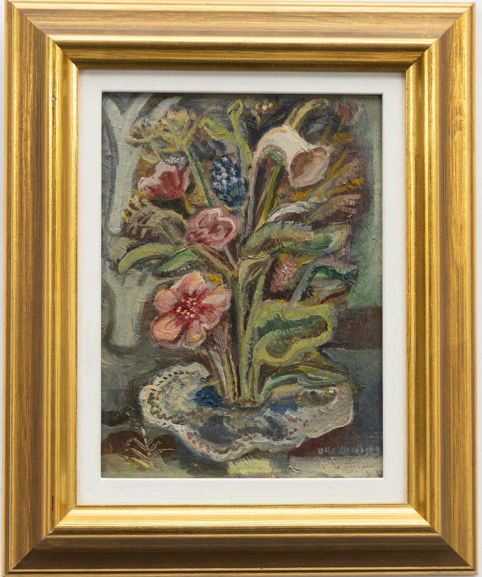 Olle Nordberg, Flower still life.