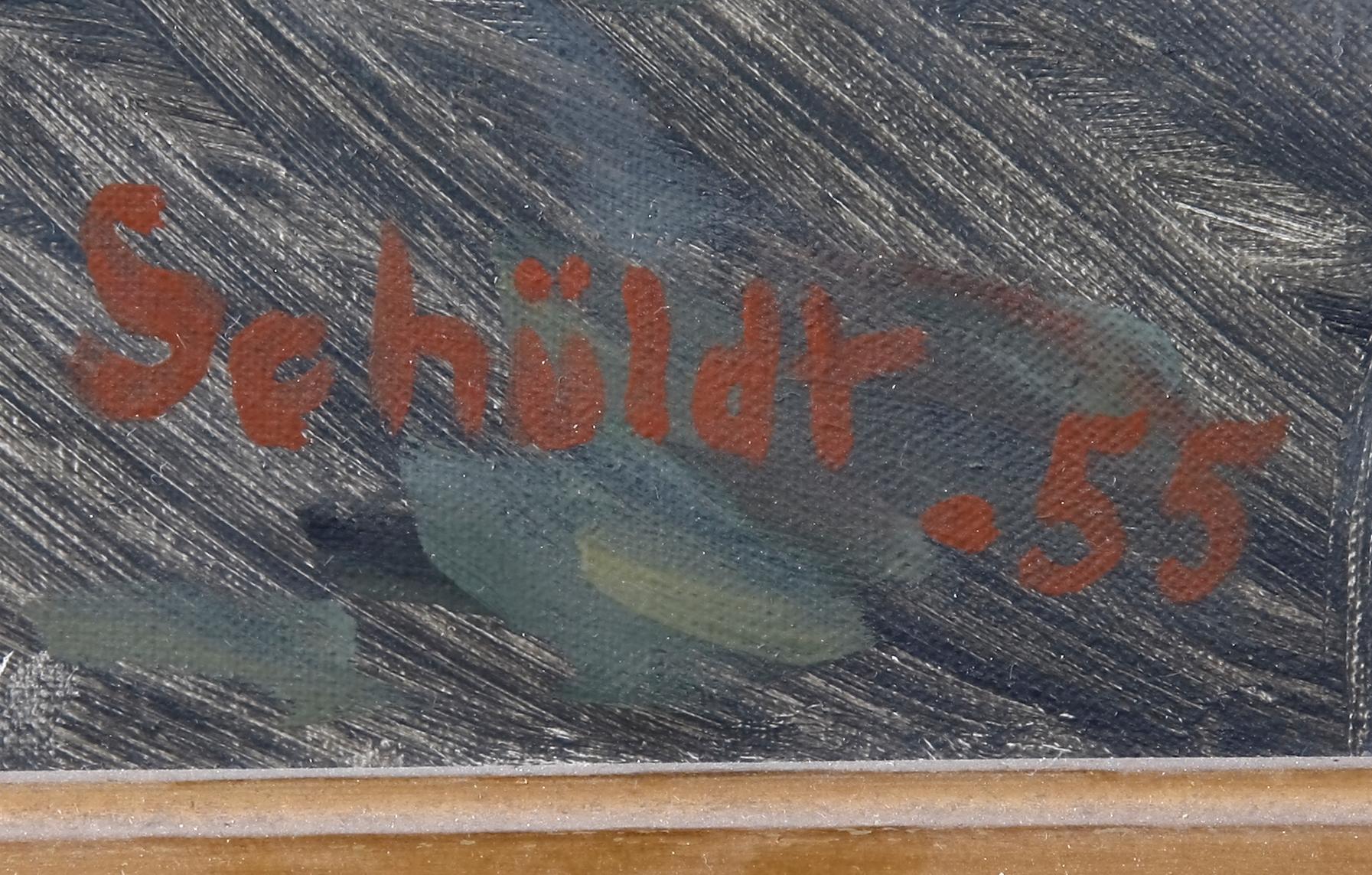 SCHÜLDT, FRITJOF, olja på duk, sign o dat -55.