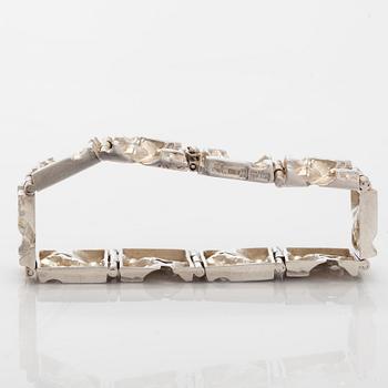 Jorma Laine, armband, silver, Kultateollisuus 1972.