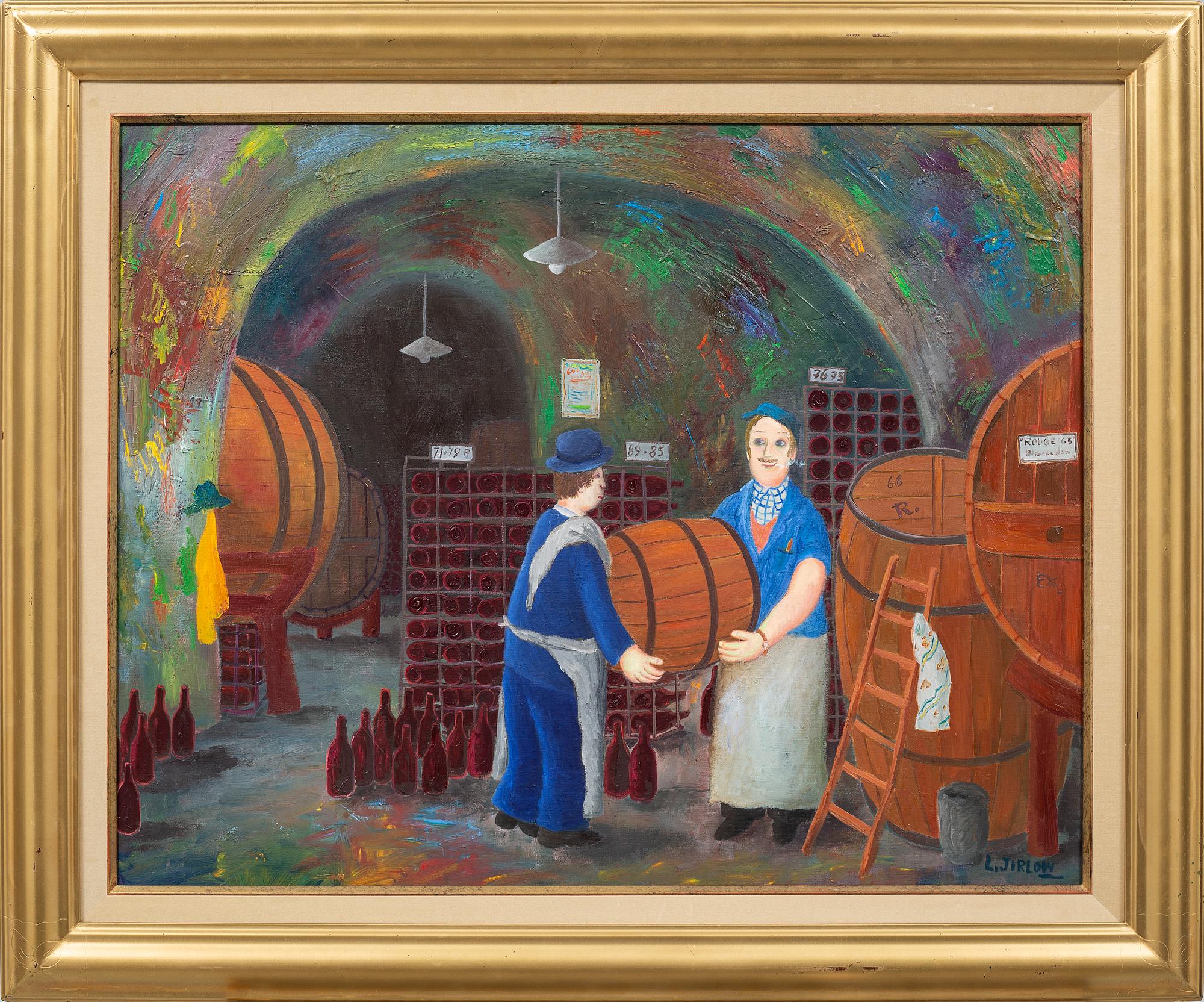 LENNART JIRLOW, oil on canvas, signed.